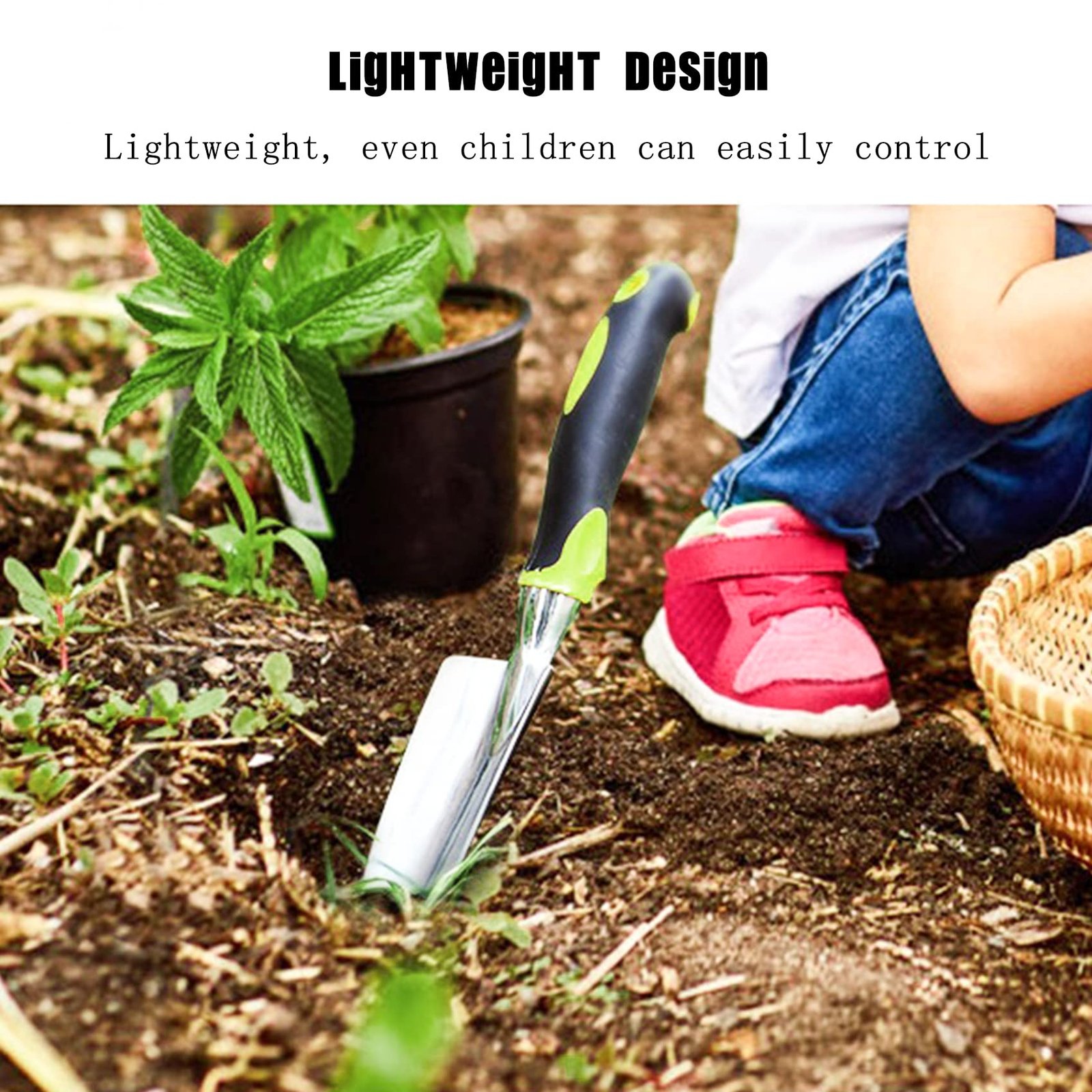 Garden Trowel: Wide Aluminum Hand Shovel - Image 3